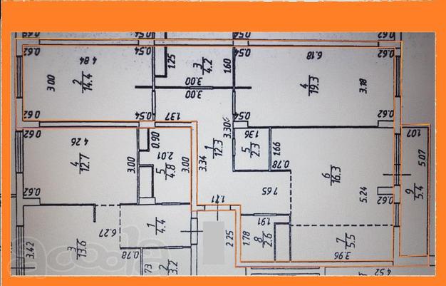 3 к квартира 82 м2 ул. Лукино, 51Б