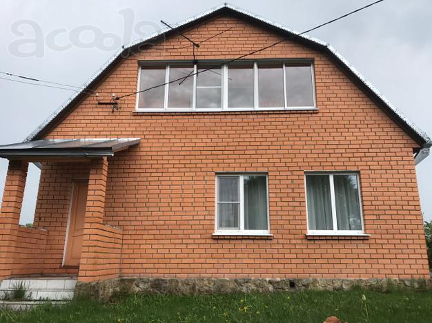 Продаётся 2-х этажный кирпичный дом 140 м2 на участке 33 сотки, МО, Лотошинский район, дер. Сологино