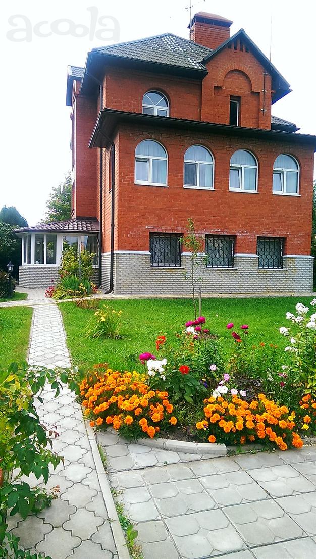 От собственника! Сдается 3-х этажный кирп. дом 220 м2 в КП Согласие-1, Калужское ш., 15 км. от МКАД