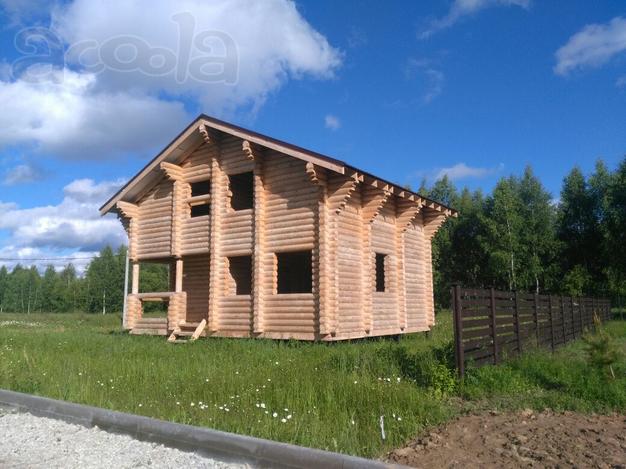 Продаю отличный готовый дом 104.9 м2 из оцилиндрованного бревна по проекту Меркурий на участке 7,85 соток